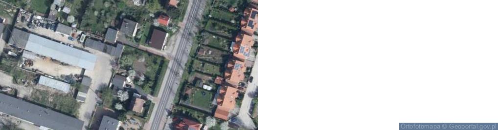 Zdjęcie satelitarne Zaułek Zielony ul.