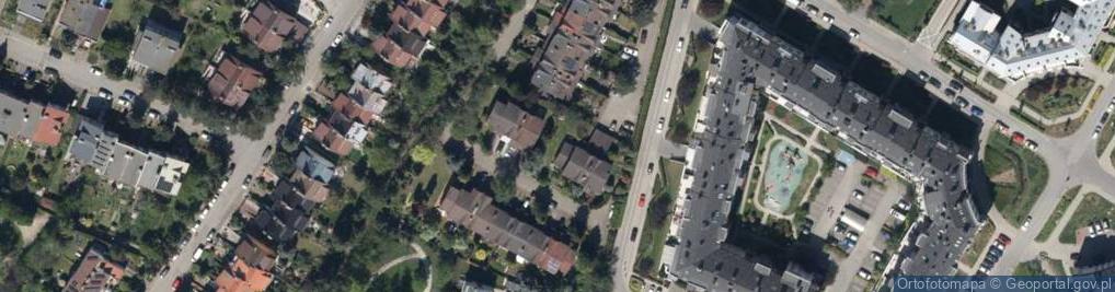 Zdjęcie satelitarne Zastępowa ul.