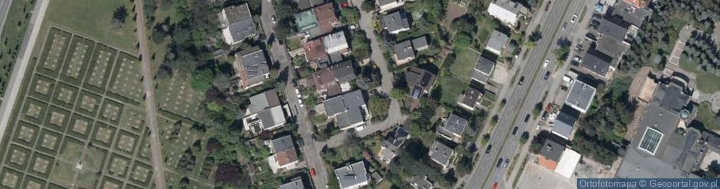 Zdjęcie satelitarne Zapaśnicza ul.