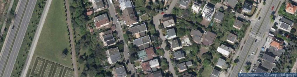 Zdjęcie satelitarne Zapaśnicza ul.