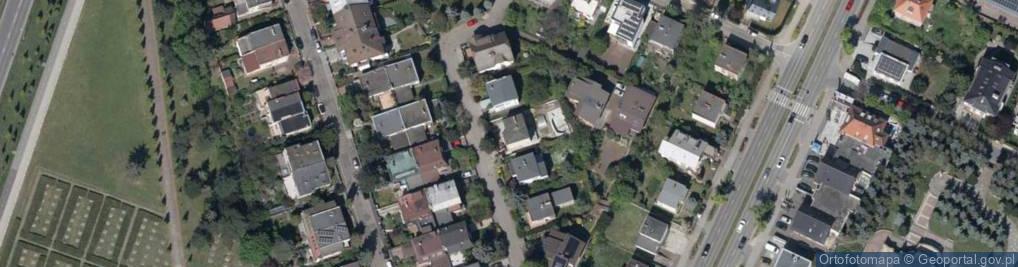 Zdjęcie satelitarne Zapaśnicza ul.