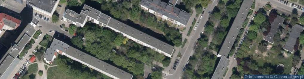 Zdjęcie satelitarne Zaolziańska ul.