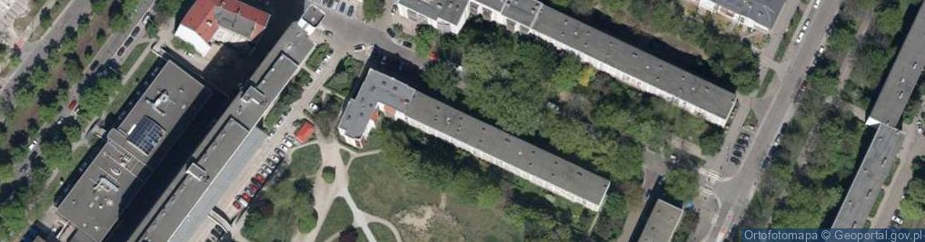 Zdjęcie satelitarne Zaolziańska ul.