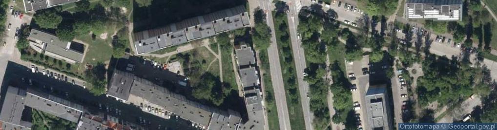 Zdjęcie satelitarne Zaporoska ul.