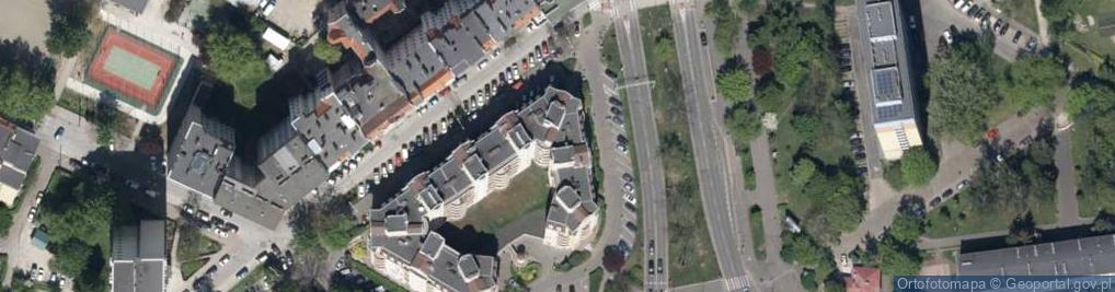 Zdjęcie satelitarne Zaporoska ul.