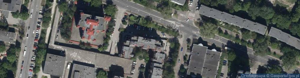 Zdjęcie satelitarne Zachodnia ul.