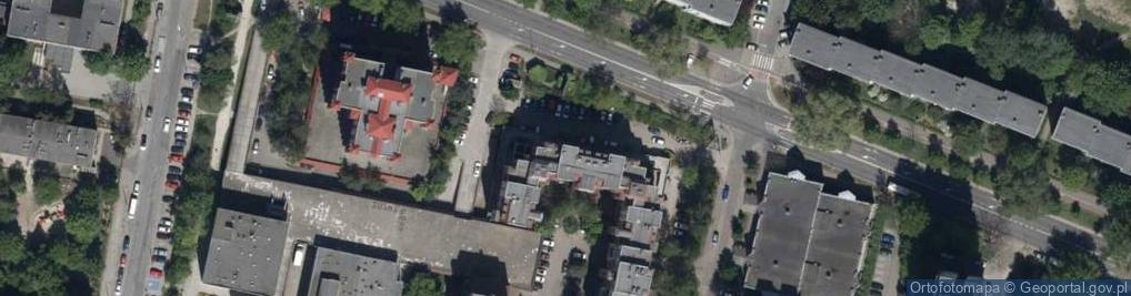 Zdjęcie satelitarne Zachodnia ul.