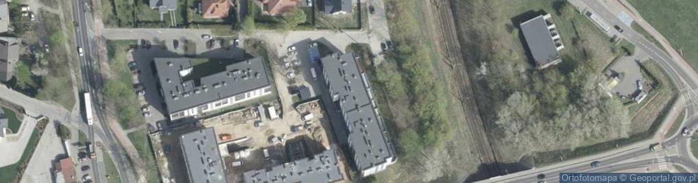 Zdjęcie satelitarne Zakolejowa ul.
