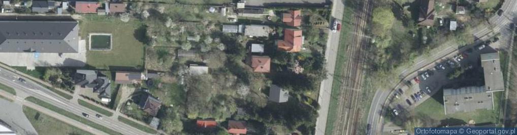 Zdjęcie satelitarne Zakolejowa ul.