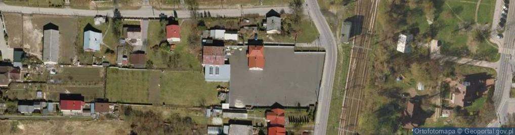 Zdjęcie satelitarne Zakolejowa ul.