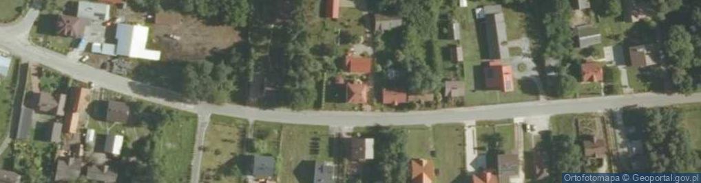 Zdjęcie satelitarne Zaborów ul.