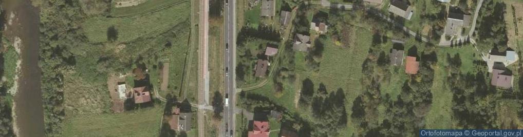 Zdjęcie satelitarne Zaborów ul.