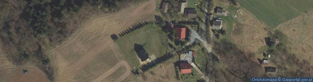Zdjęcie satelitarne Zagórzany ul.