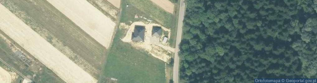 Zdjęcie satelitarne Zagórzany ul.