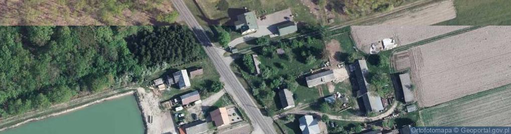 Zdjęcie satelitarne Zahajki ul.