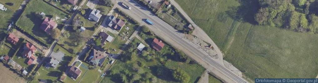 Zdjęcie satelitarne Zahutyń ul.