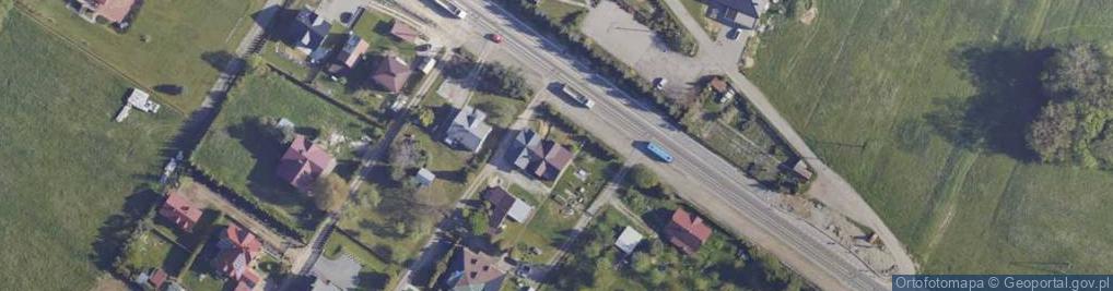 Zdjęcie satelitarne Zahutyń ul.