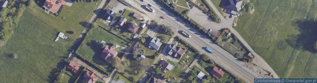 Zdjęcie satelitarne Zahutyń ul.