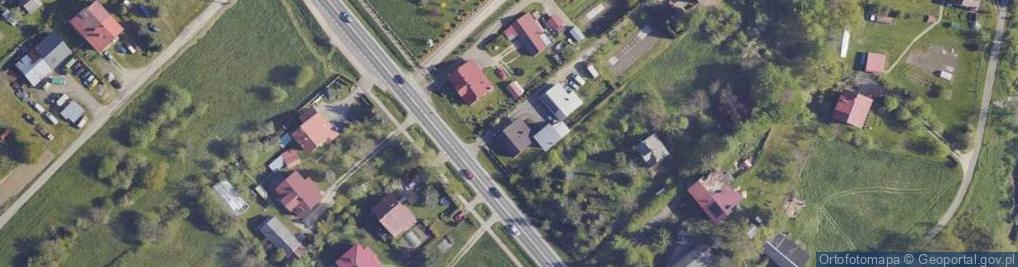 Zdjęcie satelitarne Zahutyń ul.
