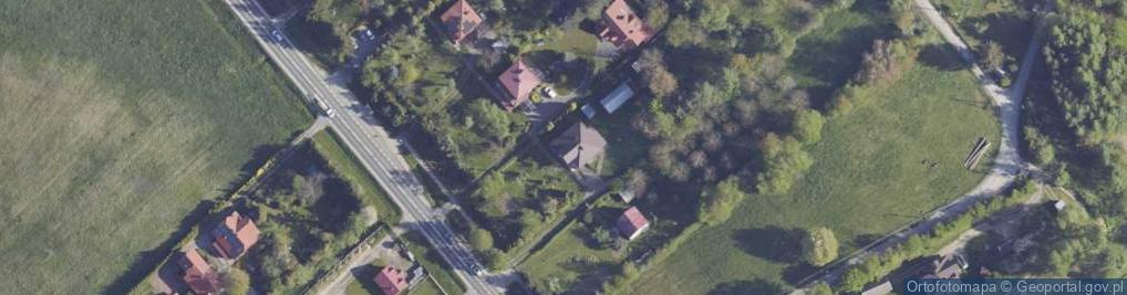Zdjęcie satelitarne Zahutyń ul.