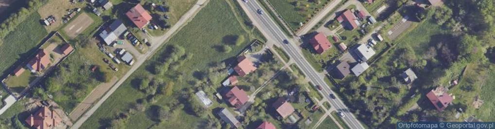 Zdjęcie satelitarne Zahutyń ul.