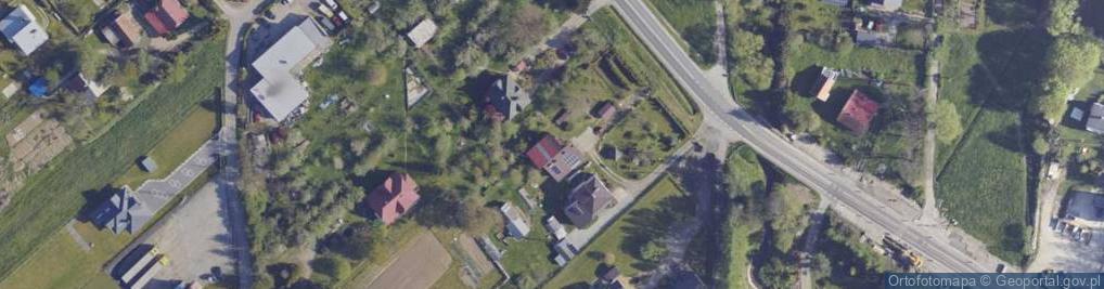 Zdjęcie satelitarne Zahutyń ul.