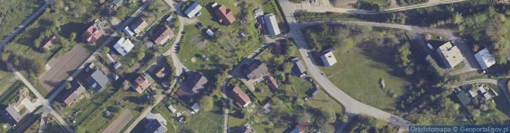 Zdjęcie satelitarne Zahutyń ul.