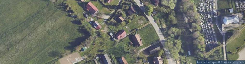 Zdjęcie satelitarne Zahutyń ul.