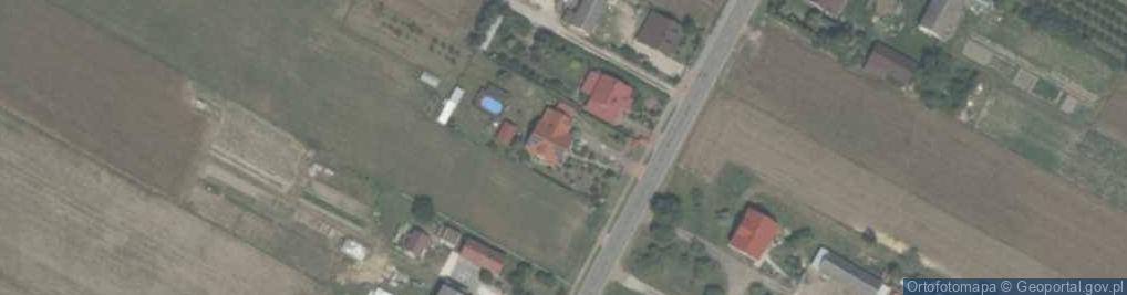 Zdjęcie satelitarne Zakrzew-Kolonia ul.