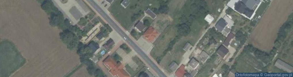 Zdjęcie satelitarne Zakrzew ul.