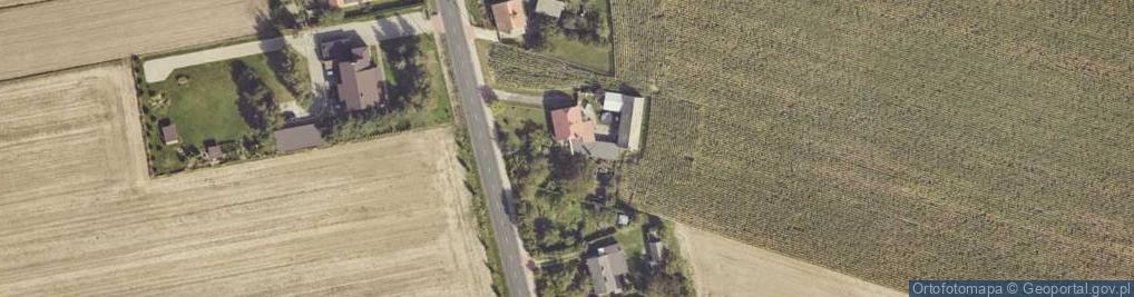 Zdjęcie satelitarne Zakrzew ul.