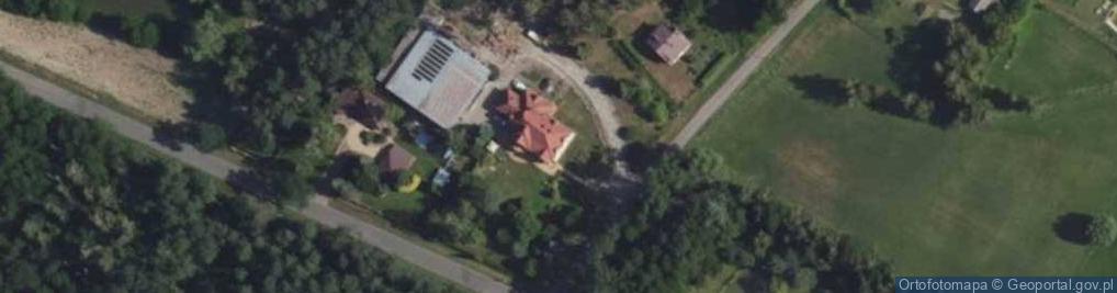 Zdjęcie satelitarne Zakrzew ul.