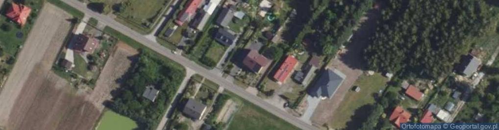 Zdjęcie satelitarne Zakrzew ul.