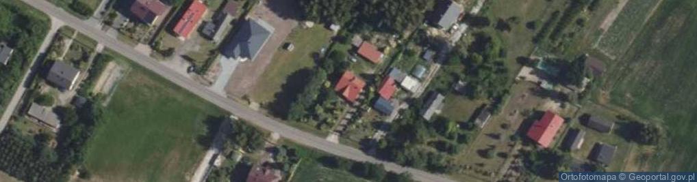 Zdjęcie satelitarne Zakrzew ul.