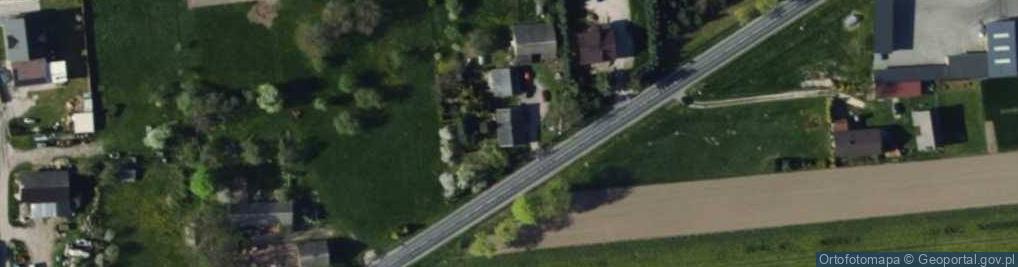 Zdjęcie satelitarne Zakrzew ul.