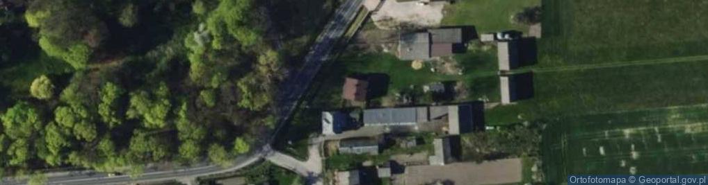Zdjęcie satelitarne Zakrzew ul.