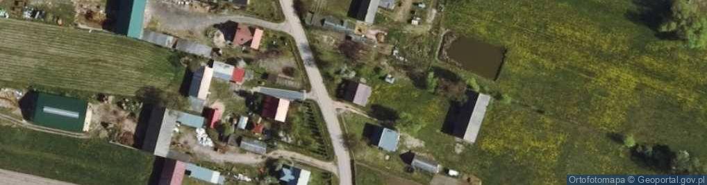 Zdjęcie satelitarne Zakrzewo-Zalesie ul.