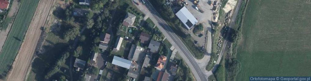 Zdjęcie satelitarne Zakrzów ul.