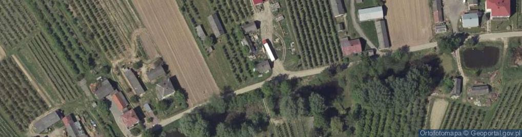 Zdjęcie satelitarne Zakrzów ul.