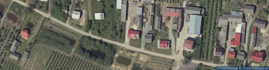 Zdjęcie satelitarne Zakrzów ul.