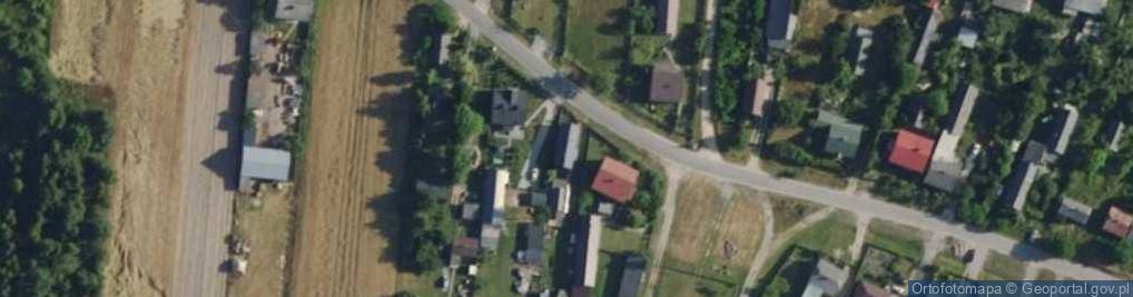 Zdjęcie satelitarne Zakrzów ul.
