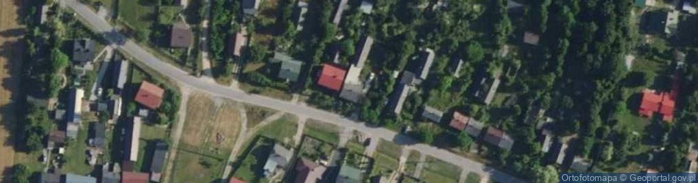 Zdjęcie satelitarne Zakrzów ul.