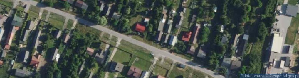 Zdjęcie satelitarne Zakrzów ul.