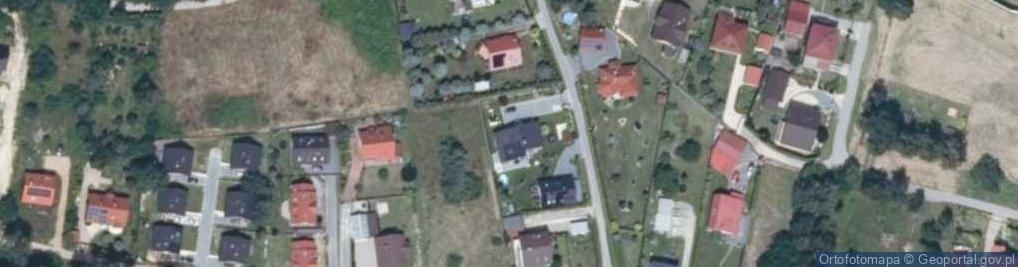 Zdjęcie satelitarne Zakrzów ul.