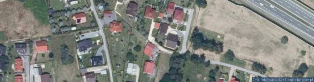 Zdjęcie satelitarne Zakrzów ul.