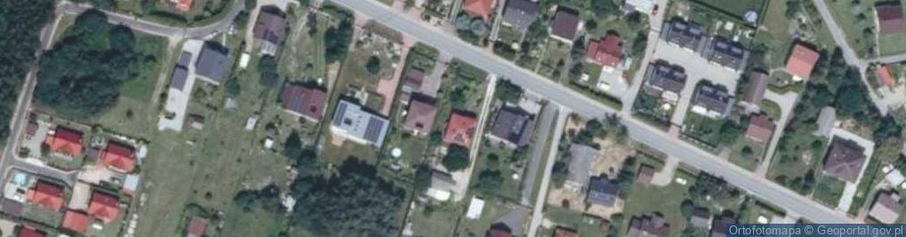 Zdjęcie satelitarne Zakrzów ul.