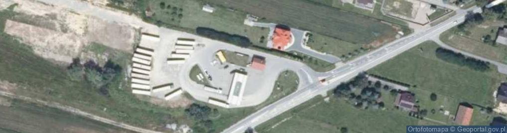 Zdjęcie satelitarne Zakrzów ul.