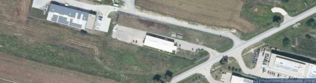 Zdjęcie satelitarne Zakrzów ul.