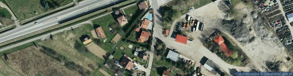 Zdjęcie satelitarne Zakrzów ul.