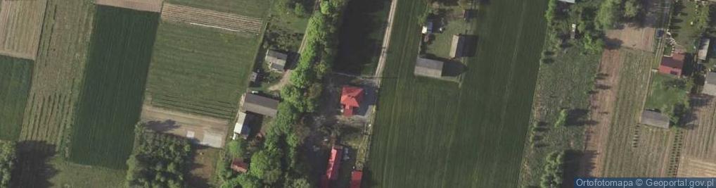 Zdjęcie satelitarne Zakrzówek-Wieś ul.